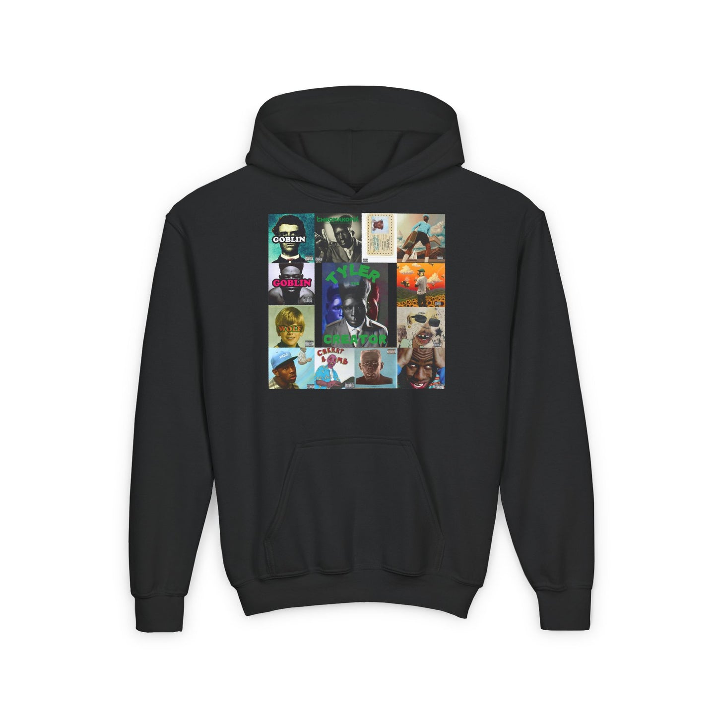 Hooded Kids Sweatshirt - Tyler the Creator Album Collage Design