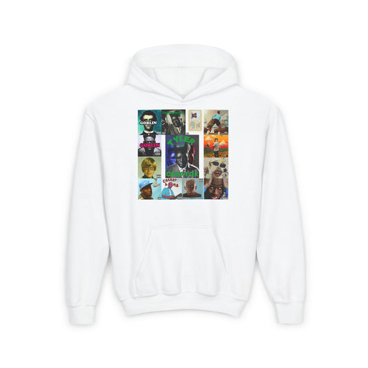 Hooded Kids Sweatshirt - Tyler the Creator Album Collage Design