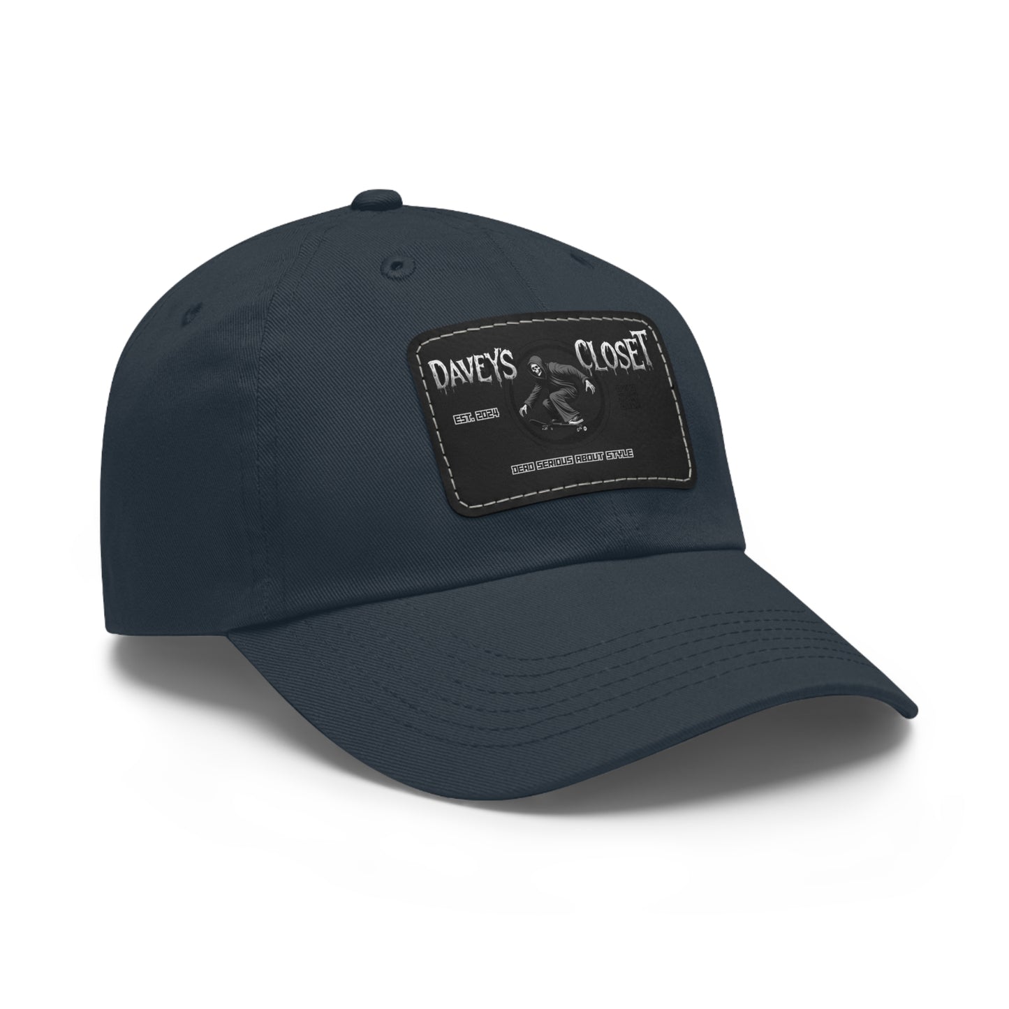 Davey's Closet Leather Patch Dad Hat