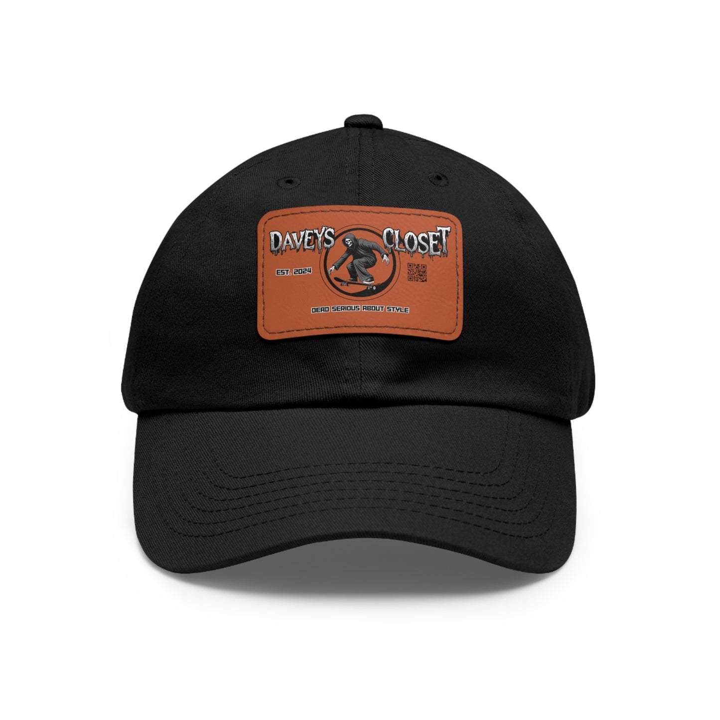 Davey's Closet Leather Patch Dad Hat