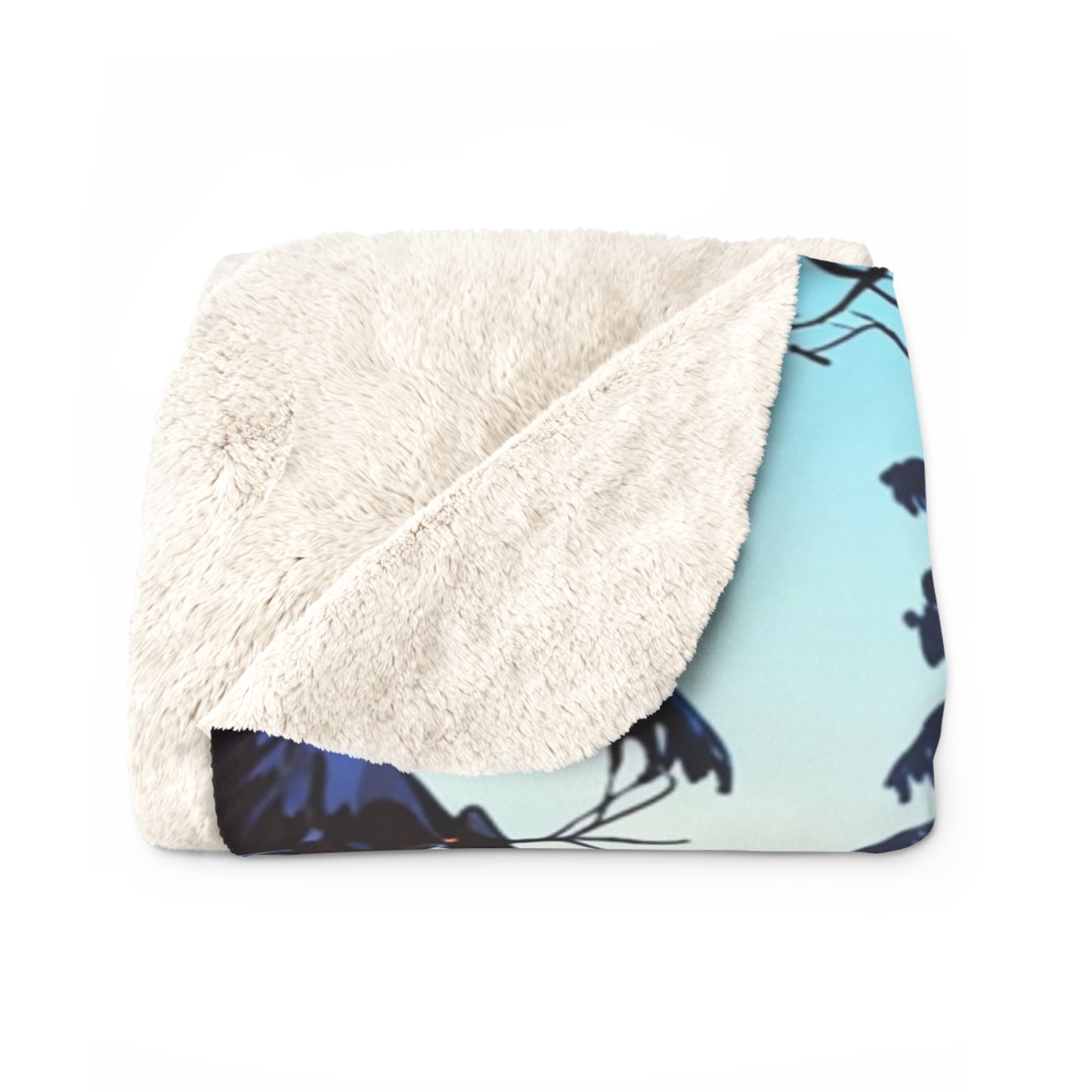 Cozy Winter Sherpa Fleece Blanket