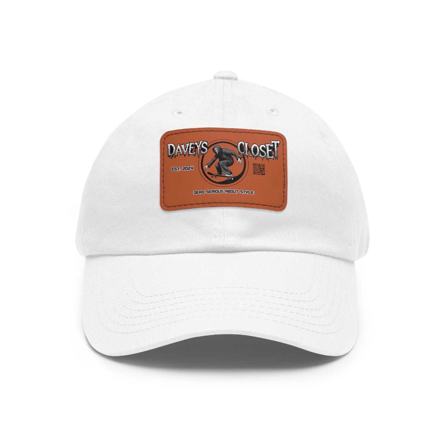 Davey's Closet Leather Patch Dad Hat