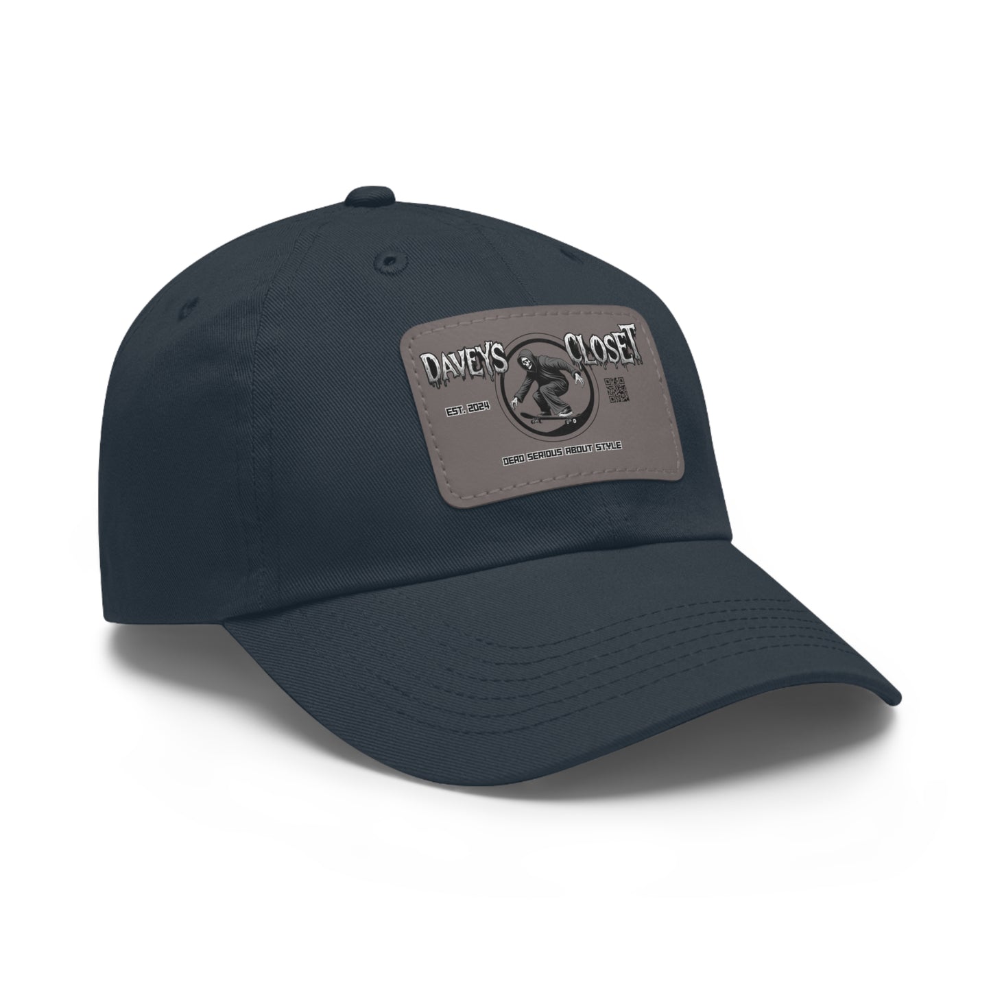 Davey's Closet Leather Patch Dad Hat