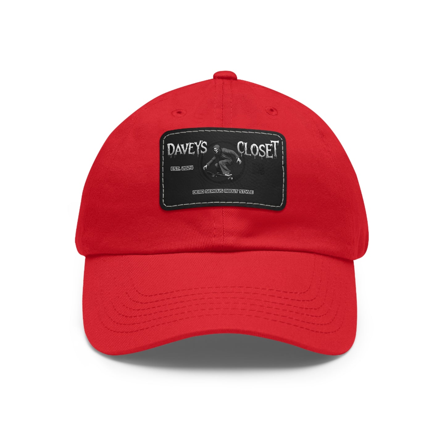 Davey's Closet Leather Patch Dad Hat