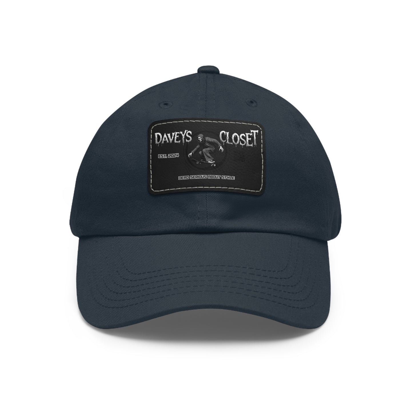 Davey's Closet Leather Patch Dad Hat