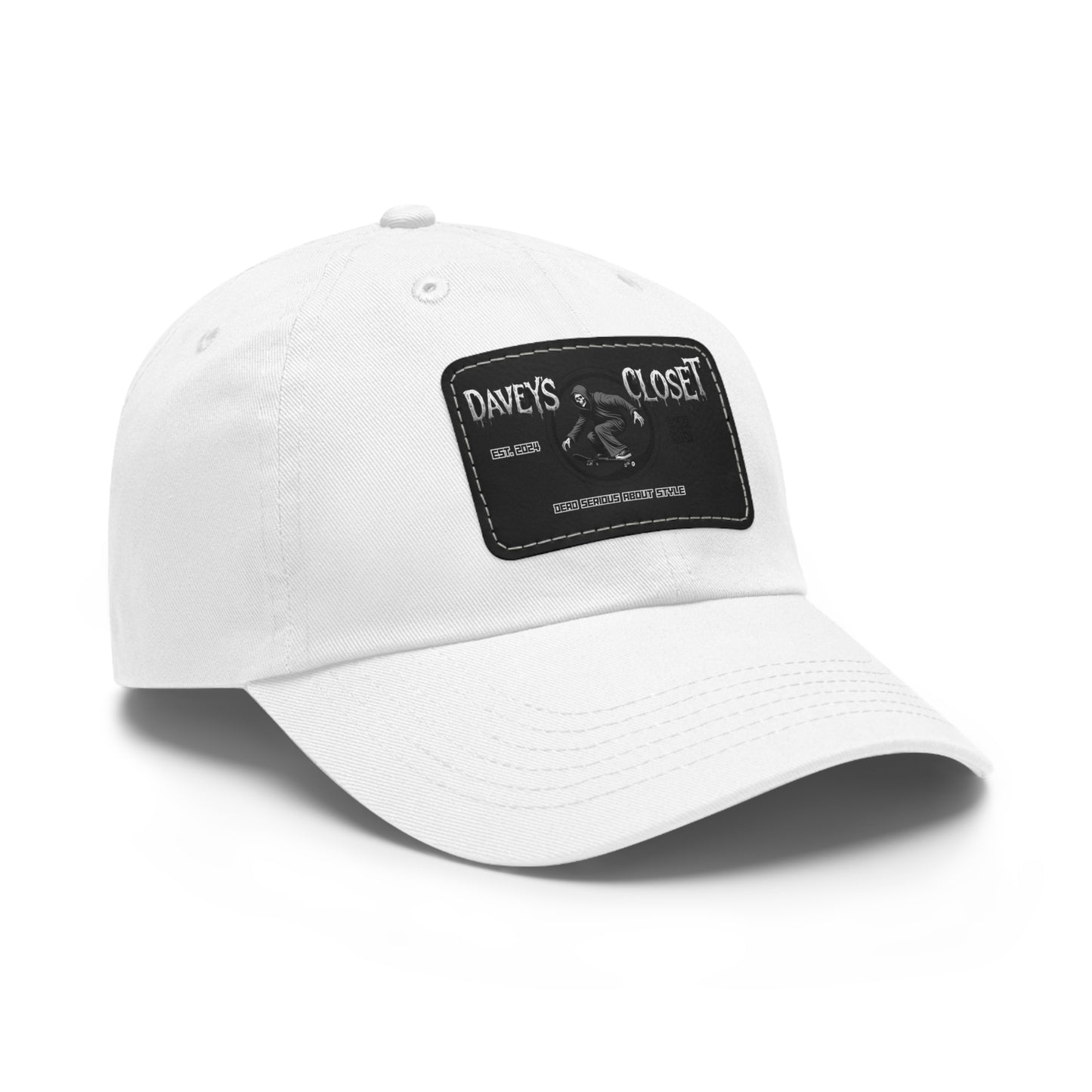 Davey's Closet Leather Patch Dad Hat