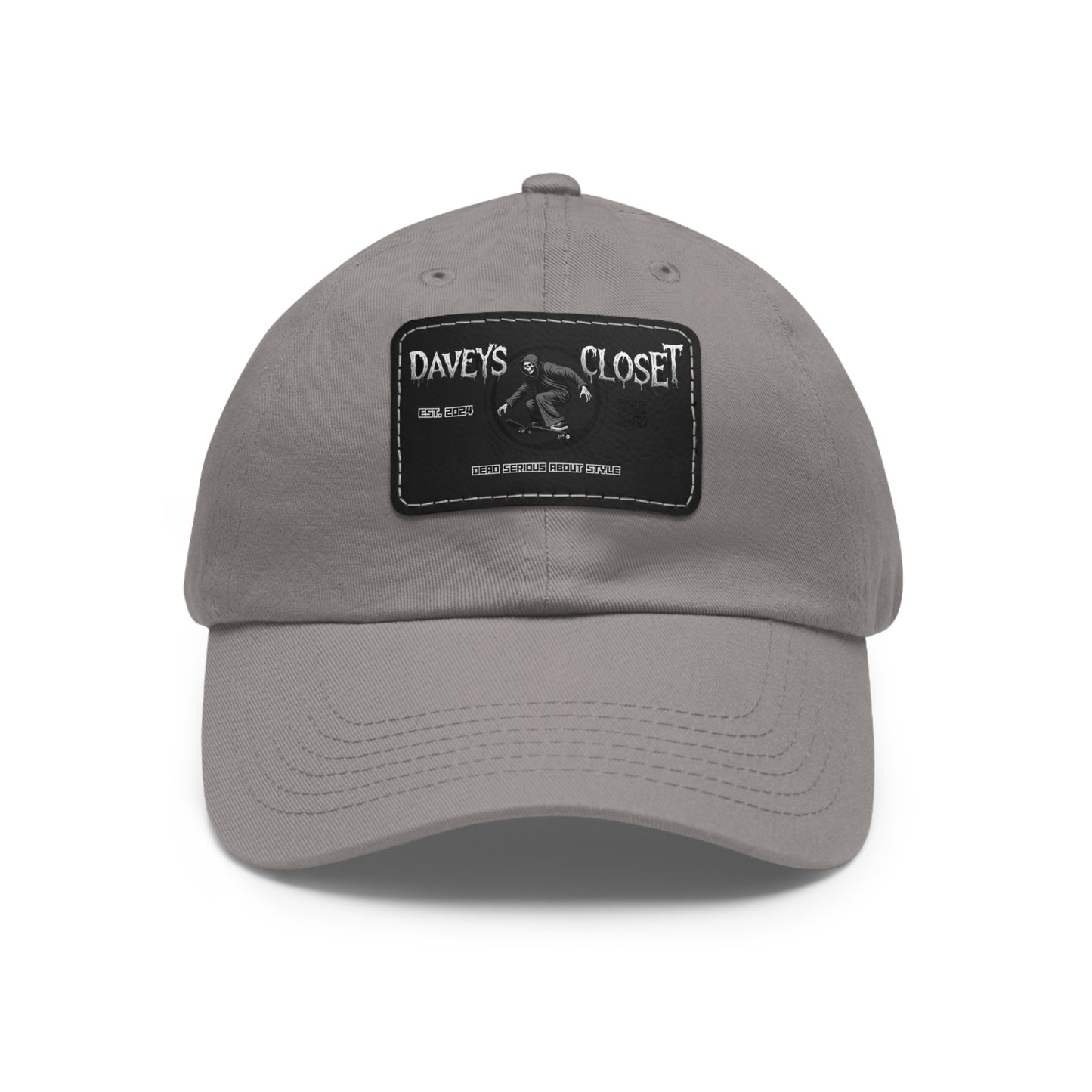 Davey's Closet Leather Patch Dad Hat