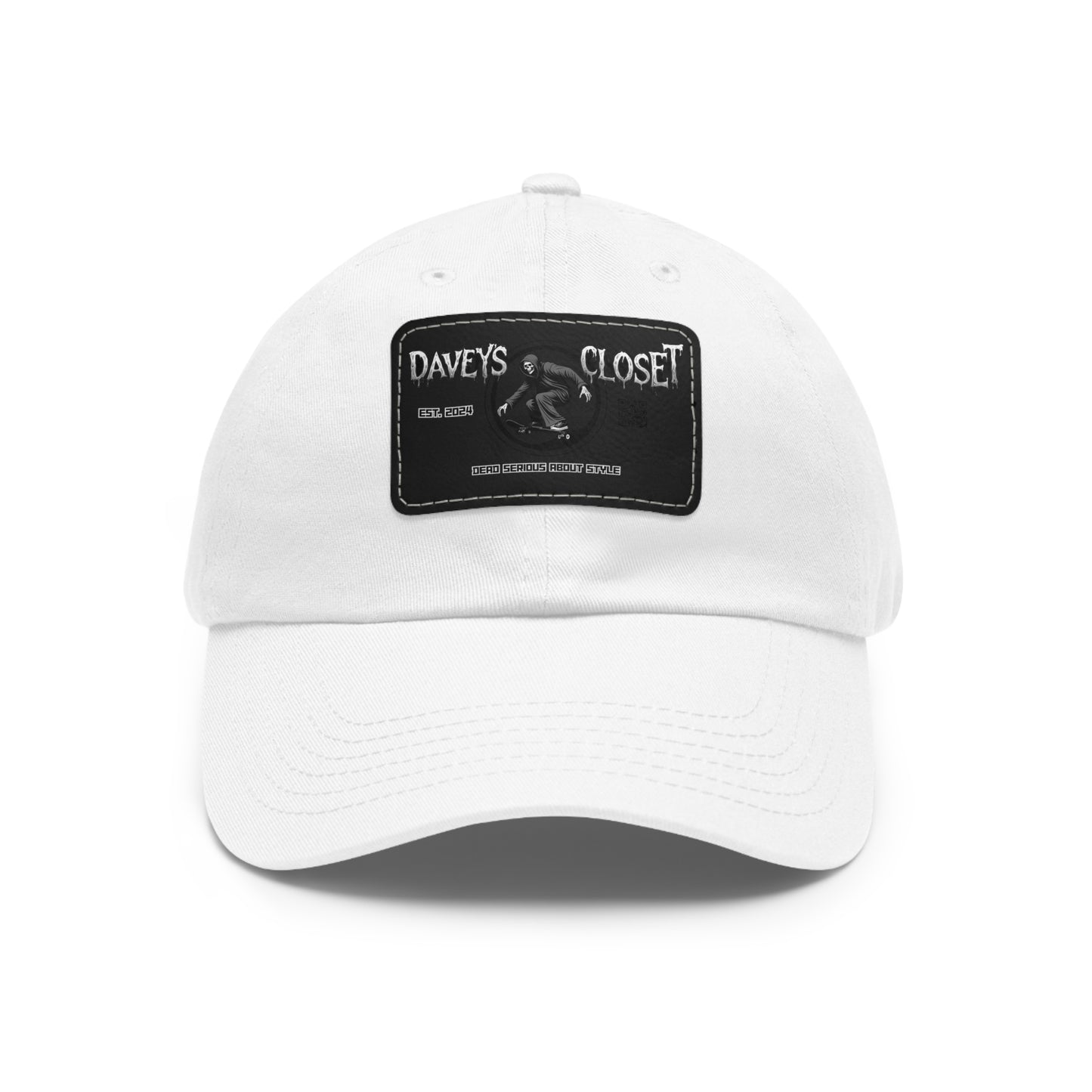 Davey's Closet Leather Patch Dad Hat