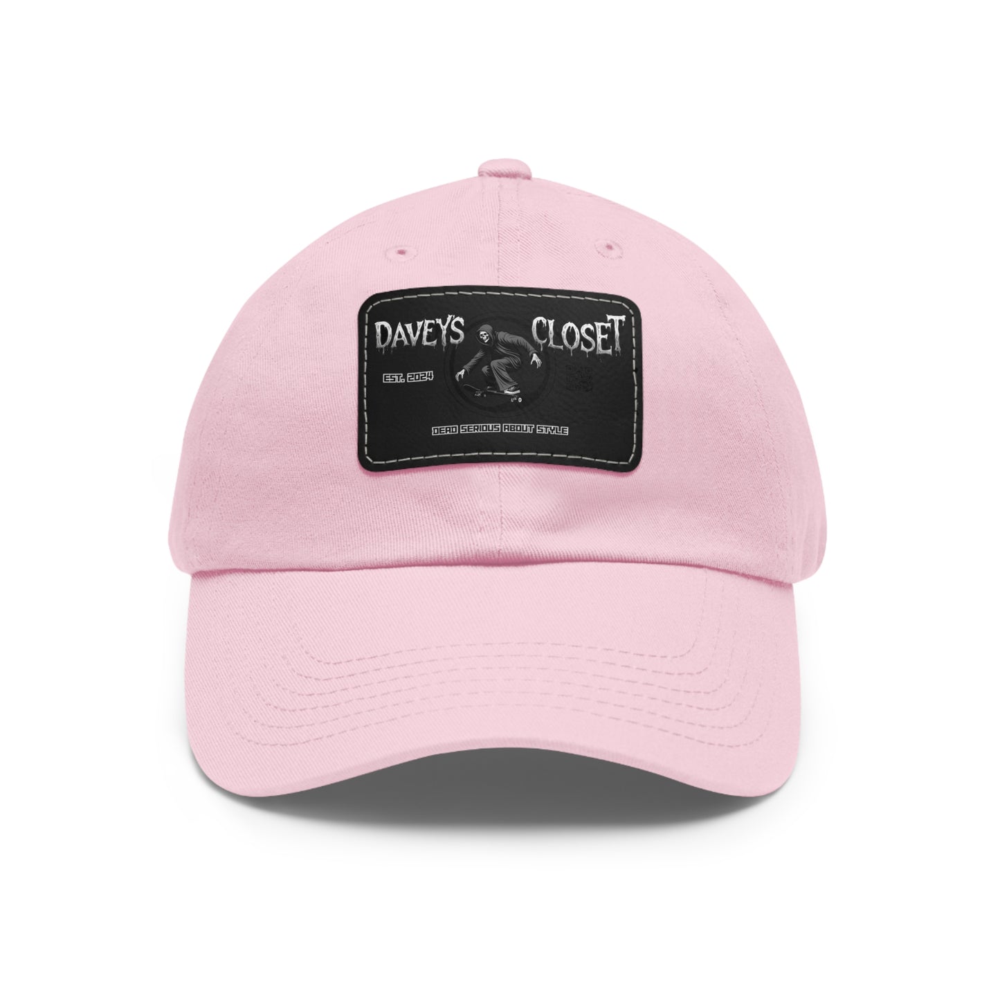 Davey's Closet Leather Patch Dad Hat