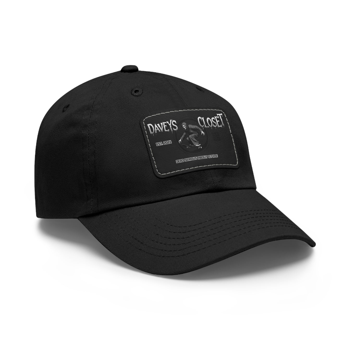 Davey's Closet Leather Patch Dad Hat