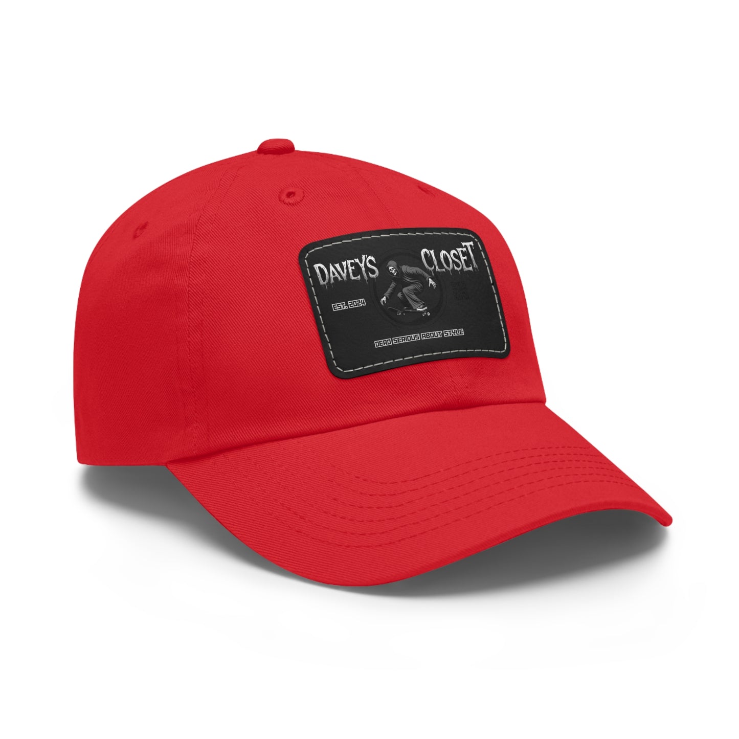 Davey's Closet Leather Patch Dad Hat