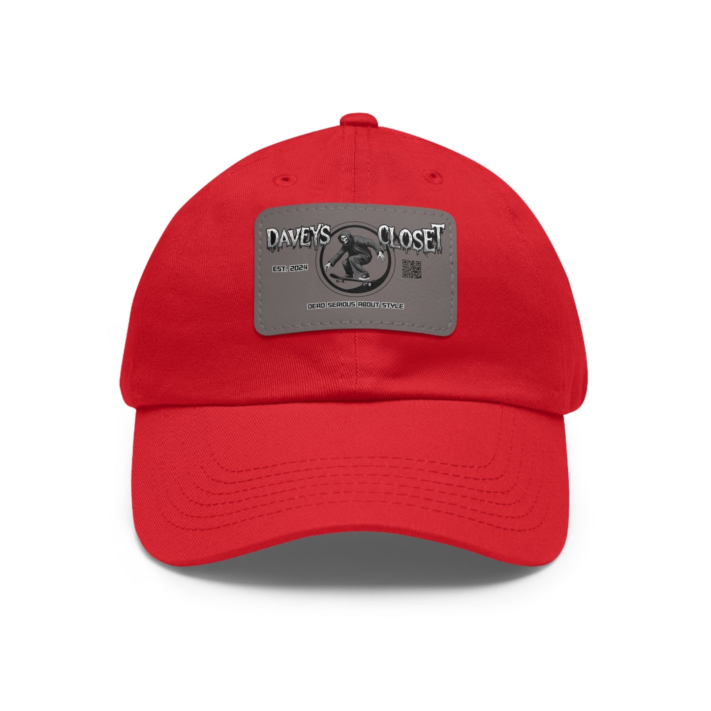 Davey's Closet Leather Patch Dad Hat