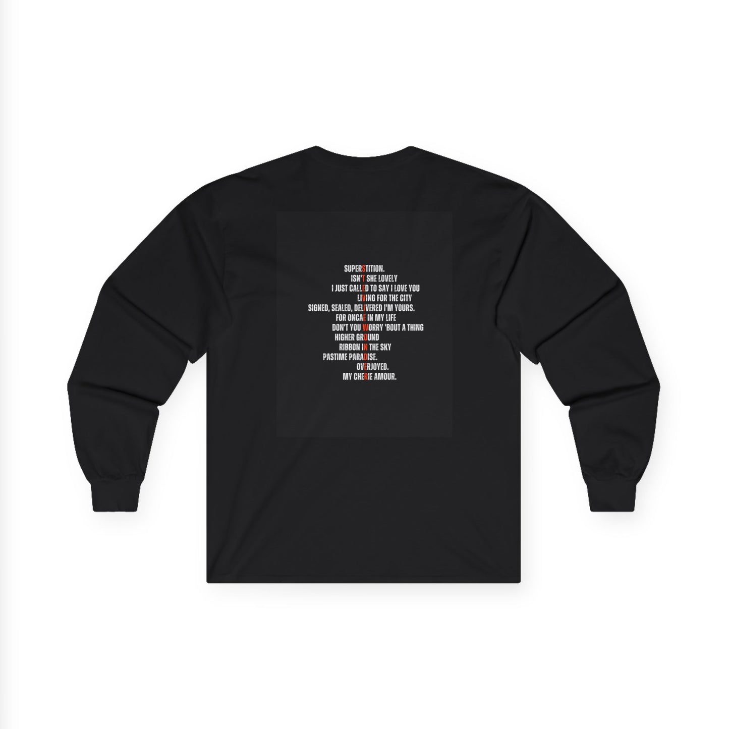 Stevie Wonder Long Sleeve Tee