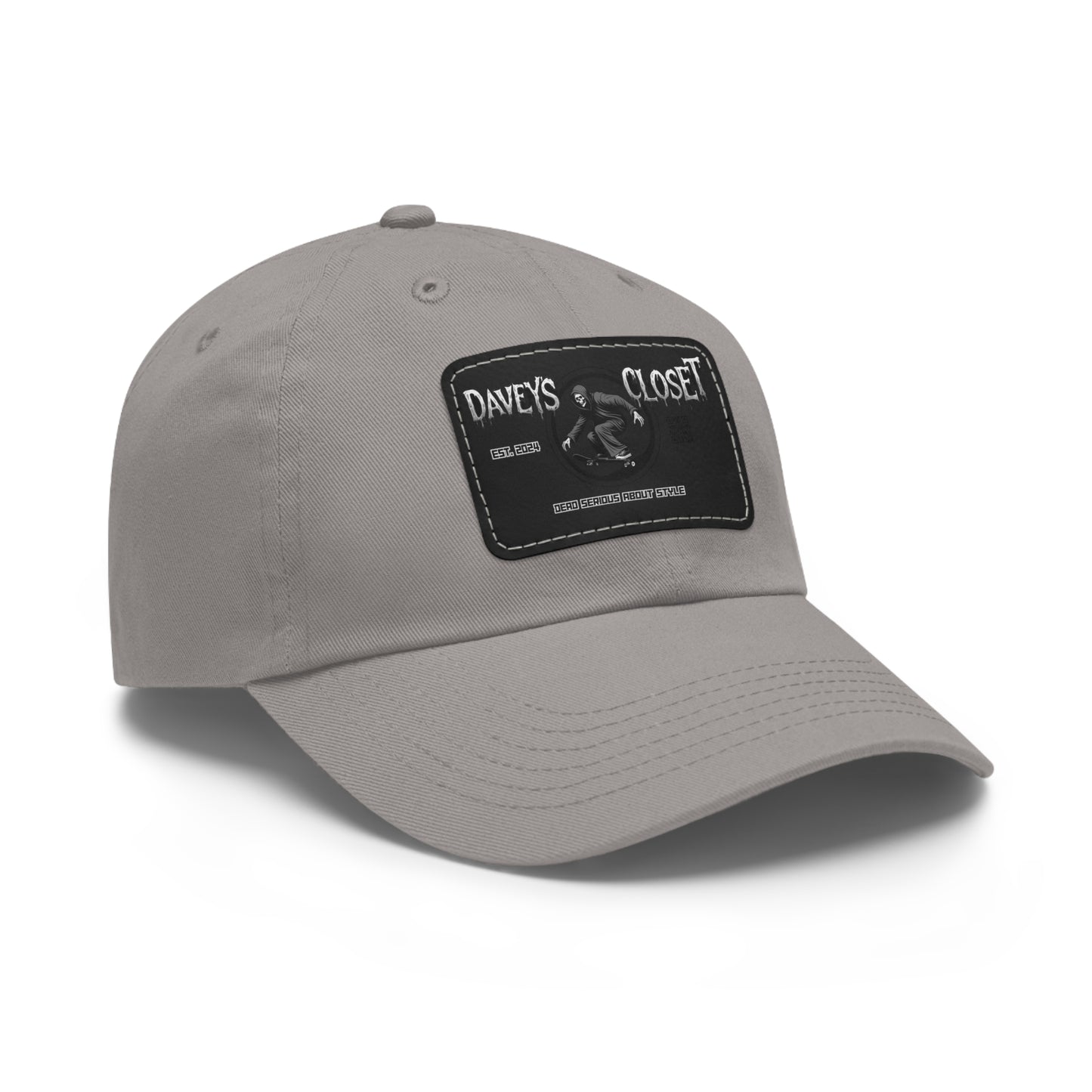 Davey's Closet Leather Patch Dad Hat